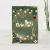 Carte Joyeux Noël Sage (Devant)