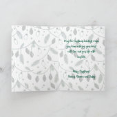 Carte Joyeux Noël Sage (Intérieur)