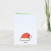 Carte Joyeux Noël Santa (Dos)