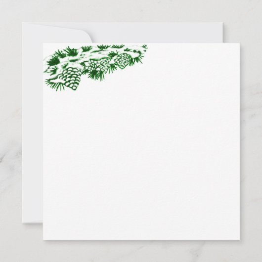 Carte Joyeux Noël ! Snowman avec chat et chiot (Dos)