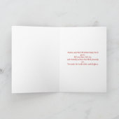 Carte Joyeux Noël Tatie (Intérieur)