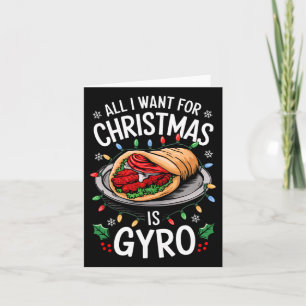 Carte Joyeux Noël Tout Ce Que Je Veux Pour Noël Gyro Hom