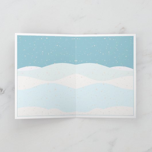 Carte Joyeux Noël végétalien avec porcelet mignon et cad (Intérieur)