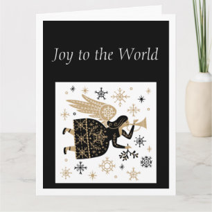 Carte Joyeux Noël Véritable Signification Ange Étoiles A