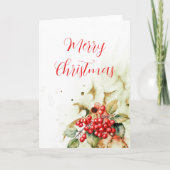 Carte Joyeux Noël Vintage (Devant)