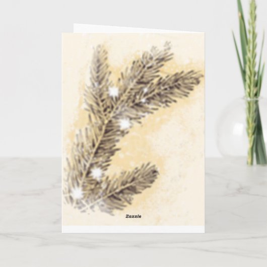 Carte Joyeux Noël vintage (Dos)