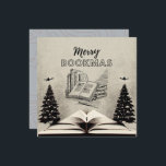 Carte Joyeux Noël, Vintage Noël Livres Arbre<br><div class="desc">Joyeux Noël, Livres de Noël Vintage Carte de voeux Arbre. C'est la carte de voeux de Noël parfaite pour les amateurs de livres et les lecteurs. Illustrations amusantes de quelques livres festifs aux accents ornementaux. CETTE carte de voeux DE NOËL POUR LES AMATEURS DE LIVRES ET LES LECTEURS présente la...</div>