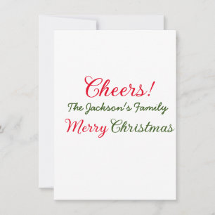 Carte joyeux noël vœux ajoutez nom de famille texte phot