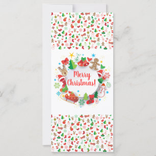 Carte Joyeux Noël ! XMAS Bonne année Décoration