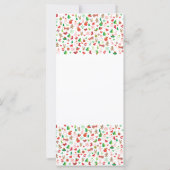 Carte Joyeux Noël! XMAS Joyeuse décoration du Nouvel An (Dos)