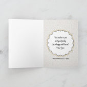 Carte Joyeux Norooz Mubarak Motif de l'Orient de poisson (Intérieur)