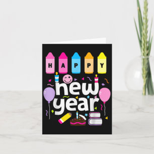 Carte Joyeux Nouvel An 2026 Nouvel An Eve Party Enseigna