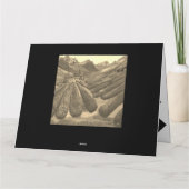 Carte Joyeux Nouvel An - Champs de lavande devant la mon (Dos)