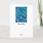 Carte Joyeux Nouvel An Nephew | Bulles bleues (Dos)