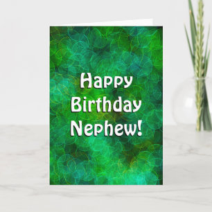 Carte Joyeux Nouvel An Nephew Bulles vertes