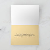 Carte Joyeux Nouvel An Salutations Cocktail Verres Spatt (Intérieur)