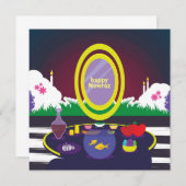 Carte Joyeux Nowruz Nouvel An persan (Devant / Derrière)