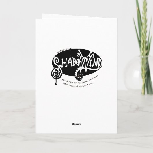 Carte Joyeux Okapi ! (Dos)