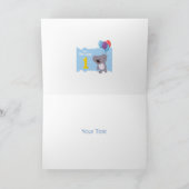 Carte Joyeux Ours d'anniversaire (Intérieur)