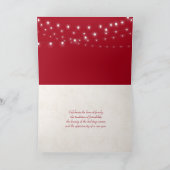 Carte Joyeux ours en peluche de vacances avec lampe bril (Intérieur)