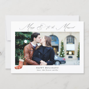 Carte Joyeux panoramique et à être marié w Stocker Photo