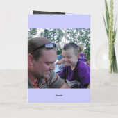 Carte Joyeux papa d'anniversaire ! (Dos)