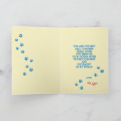 Carte Joyeux papa de chien d'anniversaire de ton chien d (Intérieur)