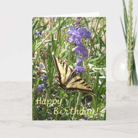 Carte Joyeux papillon d'anniversaire (Devant)