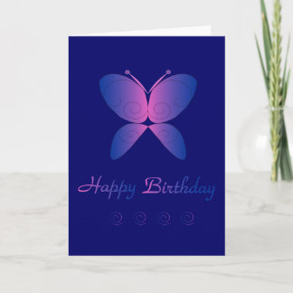 Carte Joyeux papillon d'anniversaire