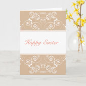 Carte Joyeux Pâques (Fleur jaune)