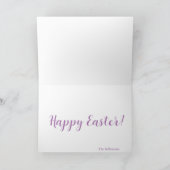 Carte Joyeux Pâques (Intérieur)