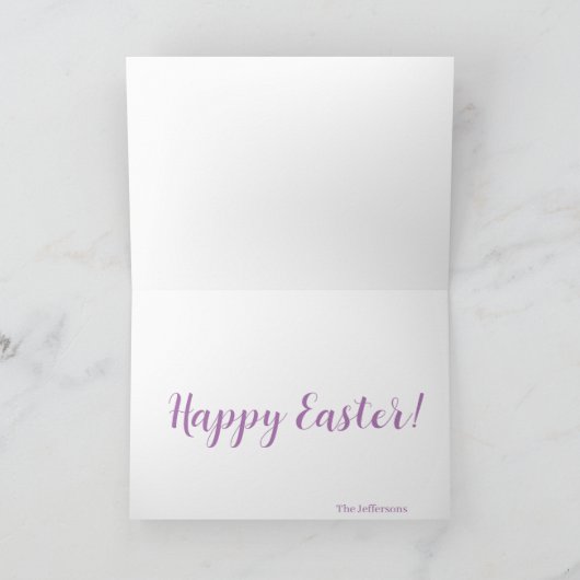 Carte Joyeux Pâques (Intérieur)