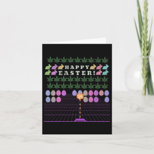 Carte Joyeux Pâques 2025 - Mème Drôle Bunny Gaming Tee