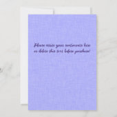 Carte Joyeux Pâques Bébé Faux Felt Texture (Dos)