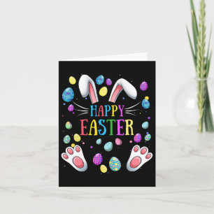 Carte Joyeux Pâques Dit Bunny Dons Oeuf Graphique Famill