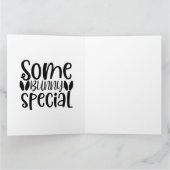 Carte Joyeux Pâques Gnomes Some Bunny Vous Aime (Intérieur)