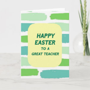 Carte Joyeux Pâques Grand Professeur