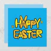 Carte Joyeux Pâques soleil printemps