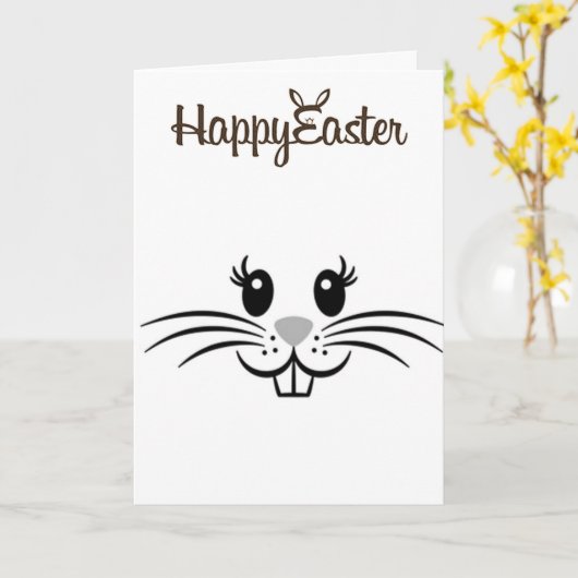 CARTE JOYEUX "PÂQUES" & UN PANIER PLEIN DE FUN (Fleur jaune)