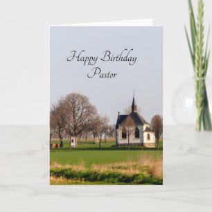 Carte Joyeux Pasteur d'anniversaire