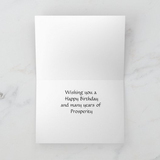 Carte Joyeux Pasteur d'anniversaire (Intérieur)