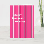 Carte Joyeux Pasteur d'anniversaire (Devant)