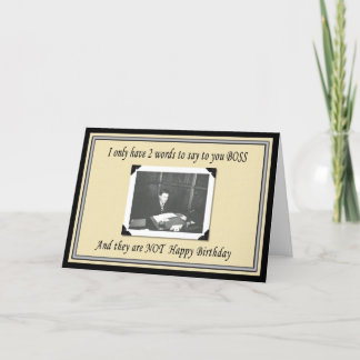 Carte Joyeux patron d'anniversaire