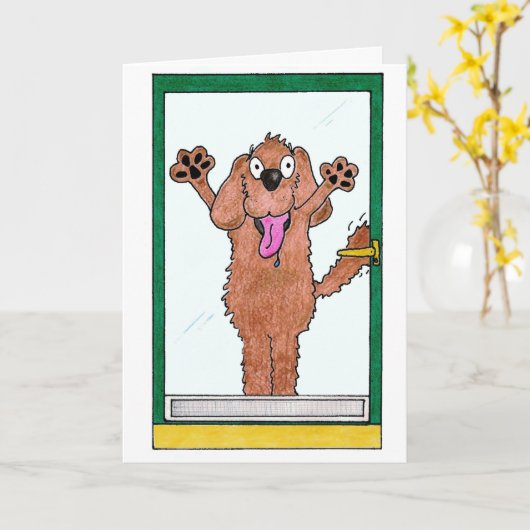 Carte Joyeux Paw Paw's Day (Fleur jaune)