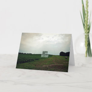 Carte Joyeux paysan d'anniversaire