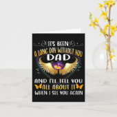 Carte Joyeux Père Céleste Anniversaire En Mémorial Du Ci (Fleur jaune)