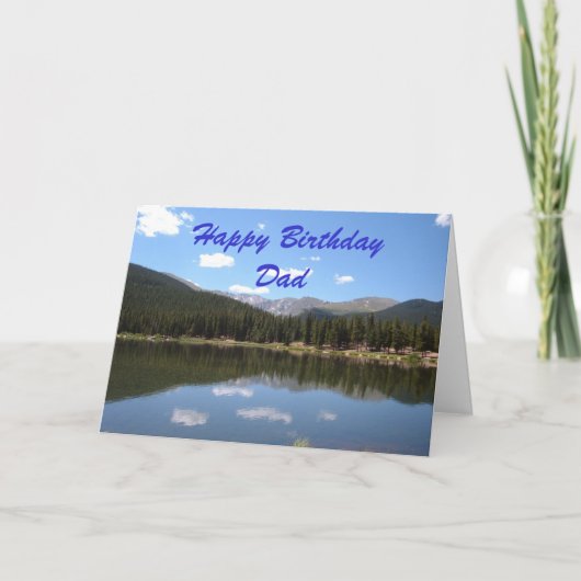 Carte Joyeux père d'anniversaire (Devant)
