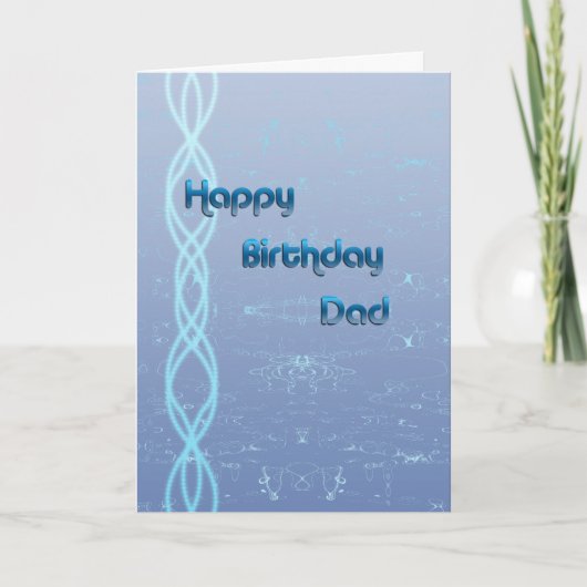 Carte Joyeux père d'anniversaire (Devant)
