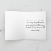 Carte Joyeux père d'anniversaire (Intérieur)