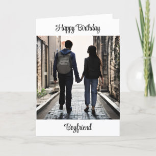 Carte Joyeux petit ami d'anniversaire Mains de retenue